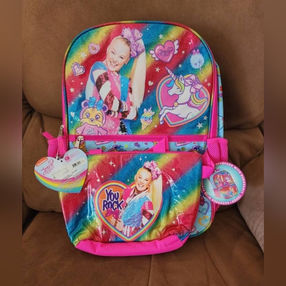 New JoJo Siwa Rainbow Backpack for Kids